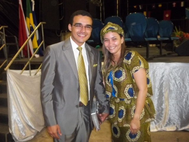 Cantor Jamenson Luiz e Cantora Felícia do Suriname no Congresso em Belém